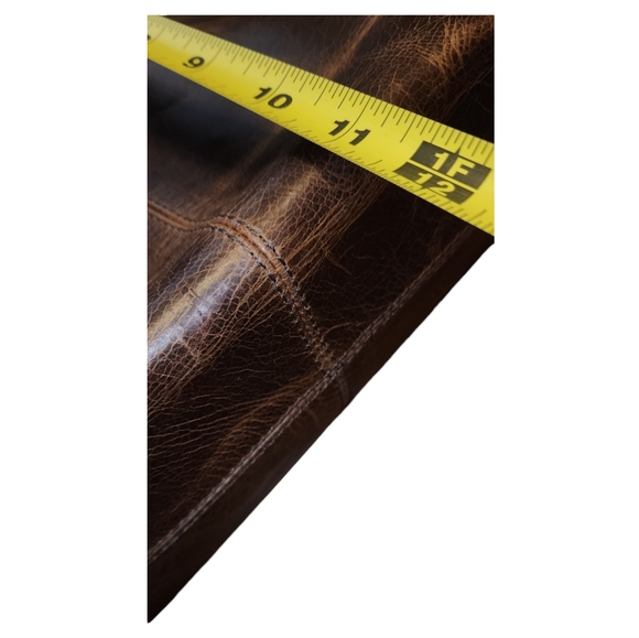 ODILYNCH NWT LUCY LEATHER KISSLOCK LEATHER CROSSBODY SATCHEL BAG - Picture 12 of 13